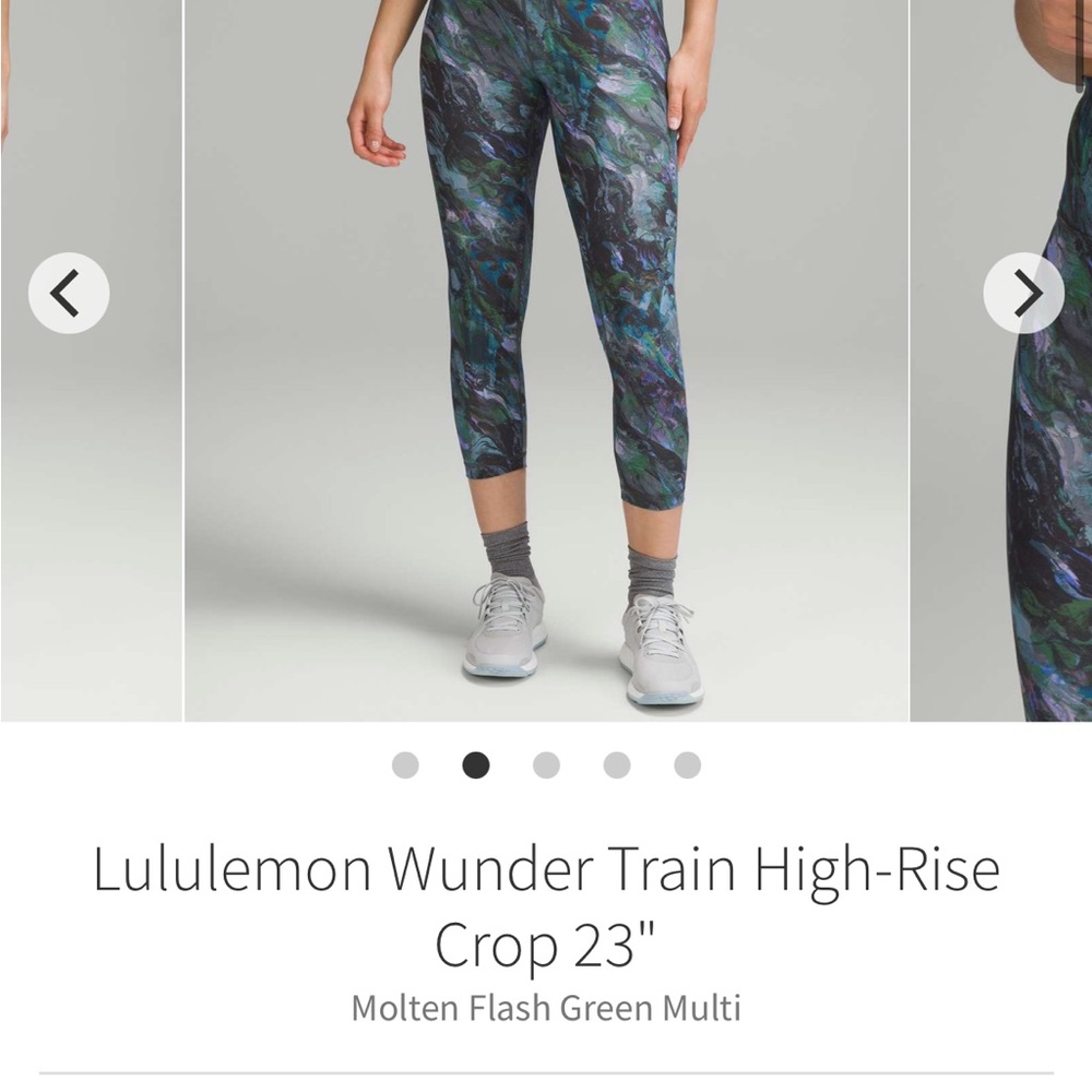 lululemon wunder train High-Rise Crop 23”